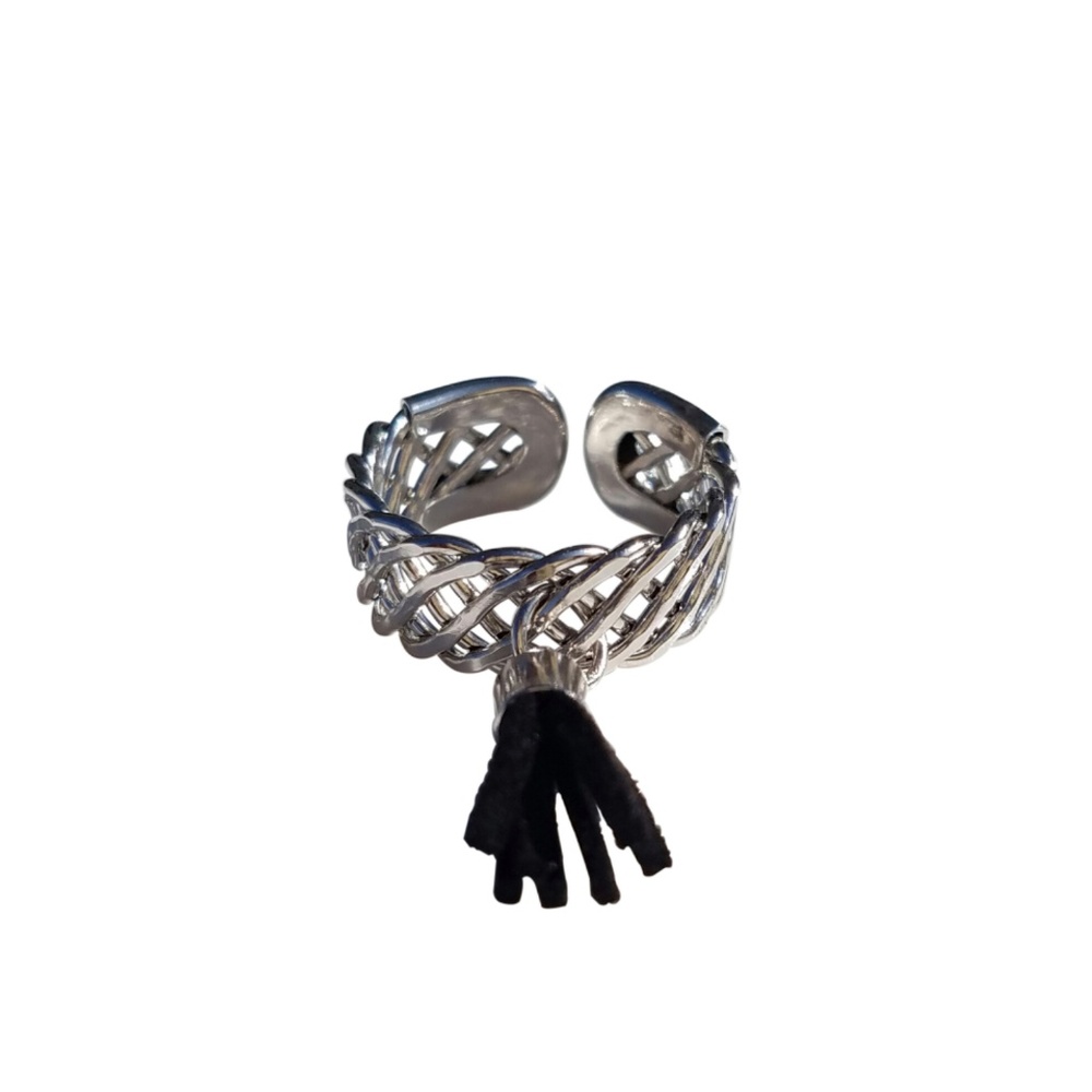Silver Tassel Ring